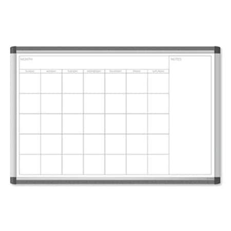 Paperperfect UBrands UBR 35 x 23 in. Pinit Magnetic Dry Erase Calendar Board White PA2659679